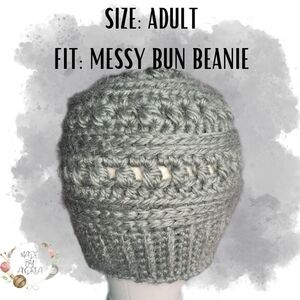 Messy Bun Beanie